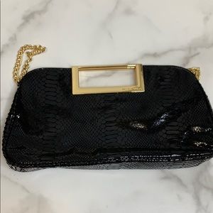 Michael Kors black clutch
